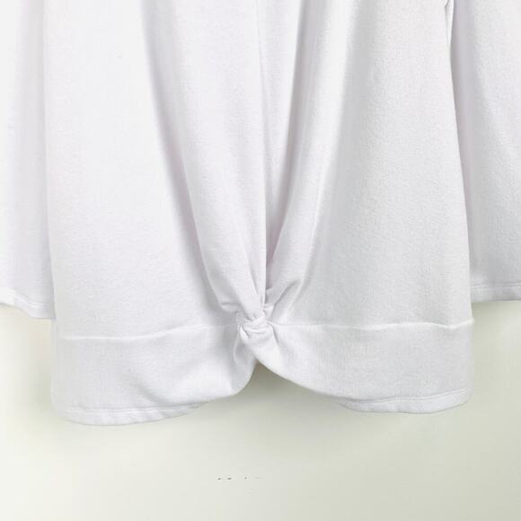 NWT Michael Kors Cold Shoulder Button Down Top Size L - Picture 4 of 11